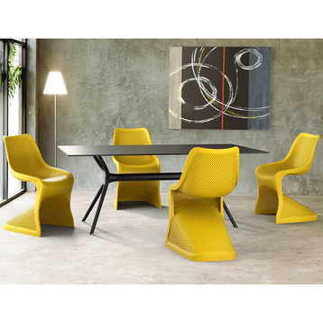 Siesta 048 Bloom Contract Sarı Bahçe Sandalyesi