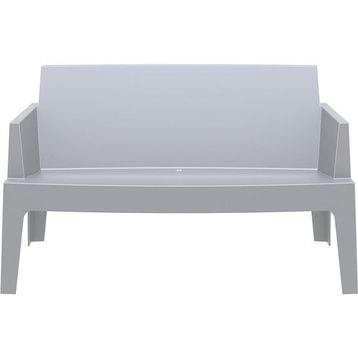 Siesta 063 Box Sofa Contract Gümüş Çift Kişilik Sandalye