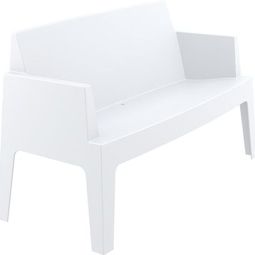 Siesta Contract Box Beyaz İkili Koltuk