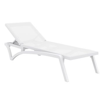 Siesta Contract Pacific Beyaz Şezlong