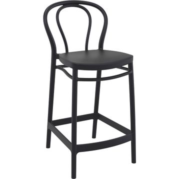 Siesta Victor Siyah 65 cm Bar Taburesi