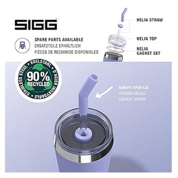 Sigg 6015.00 Helia 0.45 lt Mavi Çelik Termos