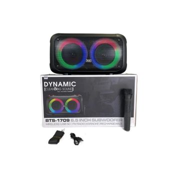 Sightzer SGHTZR-BTS-1709 Led Işıklı Siyah Bluetooth Hoparlör