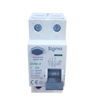 Sigma 2X25A 30MA Kaçak Akım Rölesi