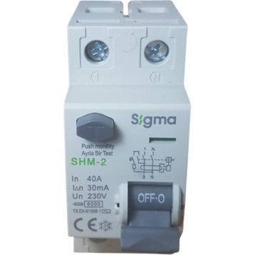 Sigma 2X40A 30MA Kaçak Akım Rölesi