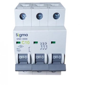 Sigma 3X10A C/3KA W Otomatik Sigorta