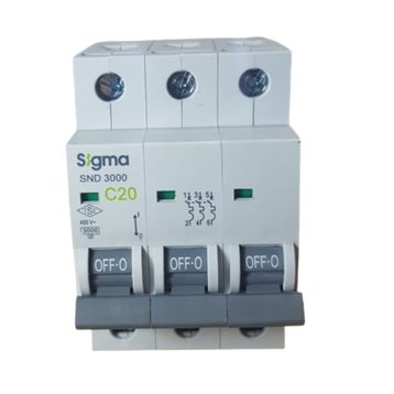 Sigma 3X20A C/3KA W Otomatik Sigorta
