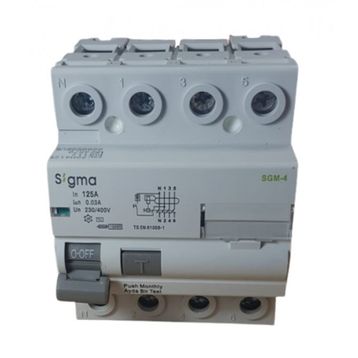 Sigma 4X125A 30MA Kaçak Akım Rölesi