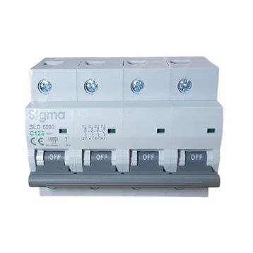 Sigma 4X125A C/6KA Otomatik Sigorta