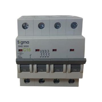 Sigma 4X16A C/3KA W 3'lü Otomatik Sigorta