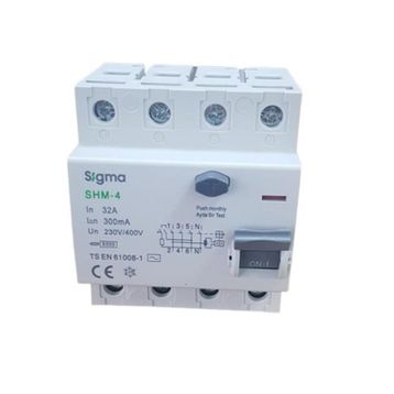 Sigma 4X32A 300MA Kaçak Akım Rölesi