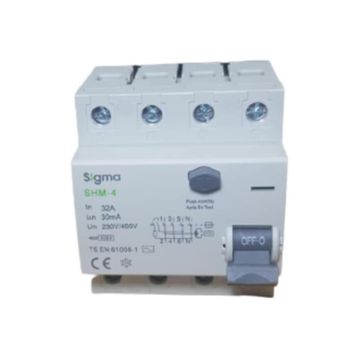 Sigma 4X32A 30MA 5'li Kaçak Akım Rölesi