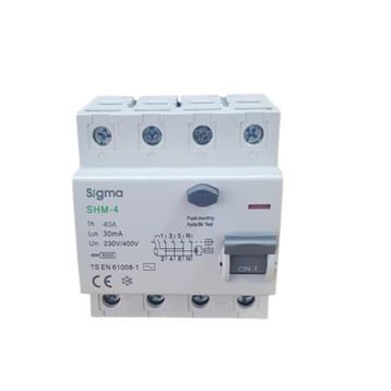 Sigma 4X40A 30MA Kaçak Akım Rölesi