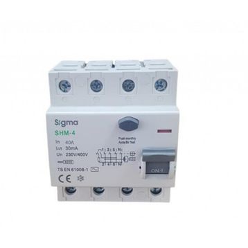 Sigma 4X40A 30MA Kaçak Akım Rölesi
