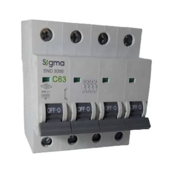 Sigma 4X63A C/3KA W 3'lü Otomatik Sigorta
