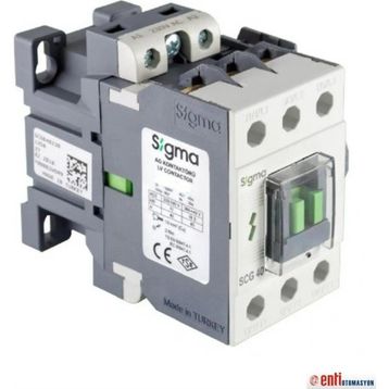 Sigma SCG065230 30kW 230 V AC 1 NA+1 NK Kontaktör