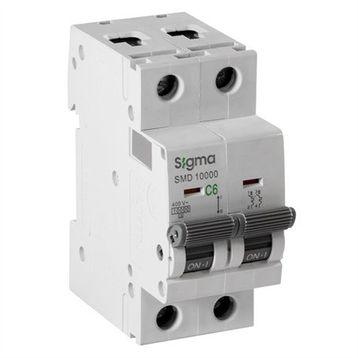 Sigma SMD10000 10KA 2P C6 Otomatik Sigorta