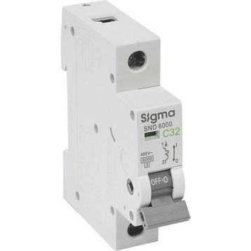 Sigma SND6000 6KA 1P C32 Otomatik Sigorta