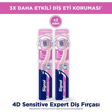 Signal 4D Sensitive Yumuşak 2 Adet Diş Fırçası