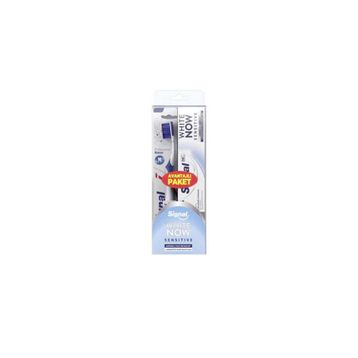 Signal 75 ml White Now Diş Macunu Sensitive + Yumuşak Diş Fırçası