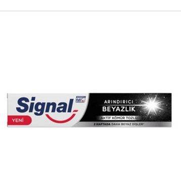 Signal Arındırıcı Beyazlık 2x75 ml Aktif Kömür Tozlu Diş Macunu