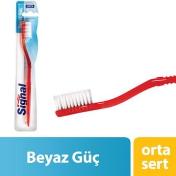 Signal Beyaz Güç Medium 2 Adet Diş Fırçası