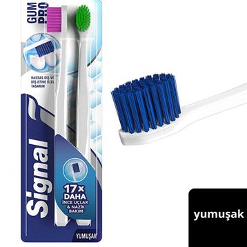 Signal Gum Pro Nazik Bakım Yumuşak 1+1 Diş Fırçası