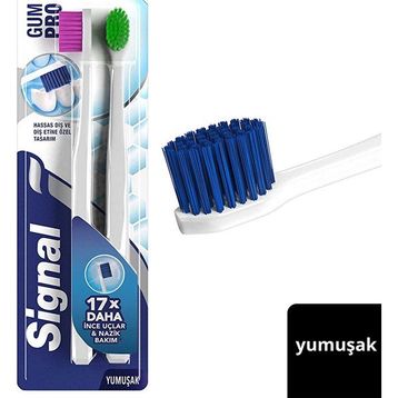 Signal Gum Pro Nazik Bakım Yumuşak 1+1 Diş Fırçası