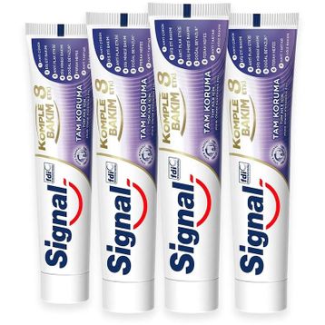 Signal Komple Bakım 8 Etki Tam Koruma 4x75 ml Diş Macunu