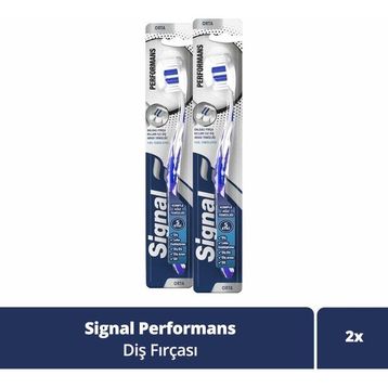 Signal Performans Komple Ağız Temizliği Orta 2 Adet Diş Fırçası