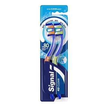 Signal Ultra Clean Expert 4D Clean 1+1 Orta 2 Adet Diş Fırçası