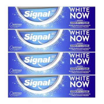 Signal White Now 75 ml 4'lü Diş Macunu
