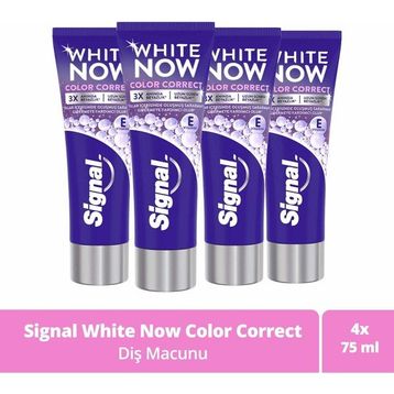 Signal White Now Color Correct 4x75 ml Diş Macunu