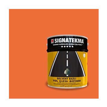 Signatekma Signawall Alkid Esaslı 25 kg Turuncu Bordür ve Kolon Boyası