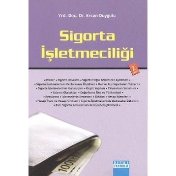SIGORTA İŞLETMECİLİĞİ - ERCAN DUYGULU
