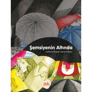Sihirli Gökkuşağı Şemsiyenin Altında - Mor Kelebek