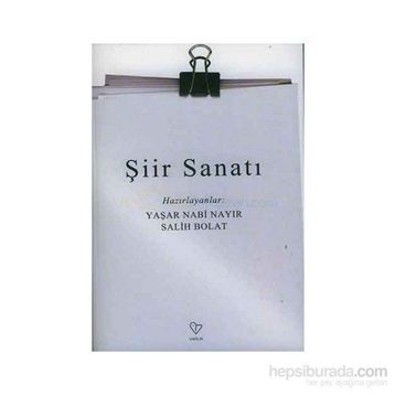 ŞİİR SANATI - YAŞAR NABI