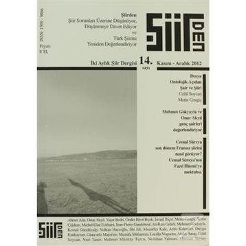 Şiirden Dergisi Sayı: 14 - Kolektif