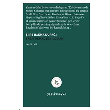 Şiire Bakma Durağı - Sabit Kemal Bayıldıran