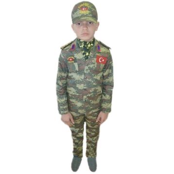 Şık Tasarım Asker Çocuk Kostümü