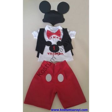 Şık Tasarım Mickey Mouse Kostümü