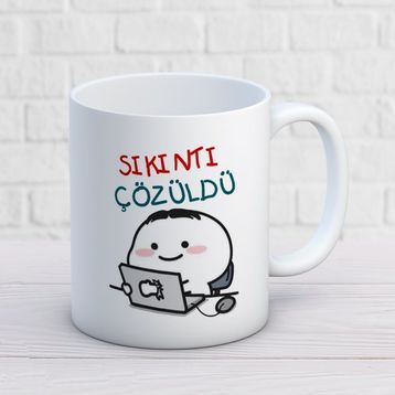 Sıkıntı Çözüldü İki Tarafı Baskılı Kupa