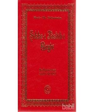 SIKKE-I TASDIK-I GAYBI (BÜYÜK BOY ŞAMUA VINLEKS CILTLI) - BEDIÜZZAMAN SAID NURSI