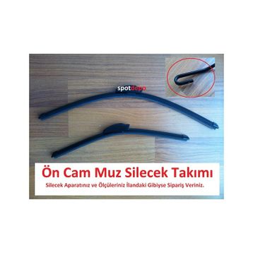 Silbak Fiat Ducato 1995-2005 Muz 55-55 cm Ön Cam Silecek Takımı