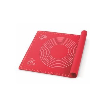 Silicolife Kırmızı 40x46 cm Ölçülü Hamur Matı