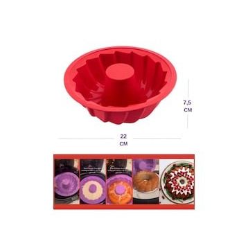 Silicolife SL24 22 cm Airfrryer Yanmaz Kek Kalıbı