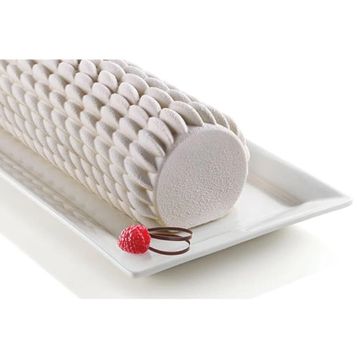 Silikomart Buche Quenelle Silikon Rulo Pasta Kalıbı
