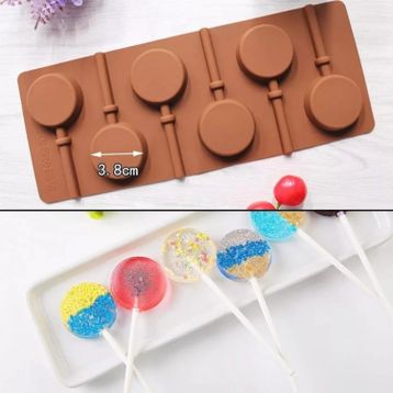 Silikon Lolipop Şekli Büyük Çikolata Kalıbı