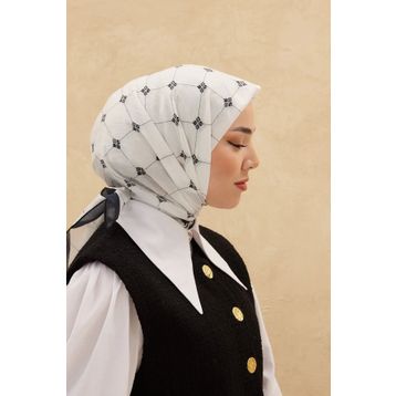 Silk Home 48001-50 Olinda Beyaz Eşarp