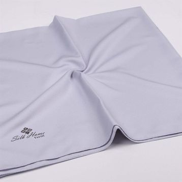 Silk Home Gümüş Düz Renk Twill Eşarp